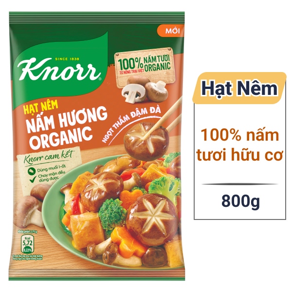 Hạt nêm nấm hương Knorr gói 800g